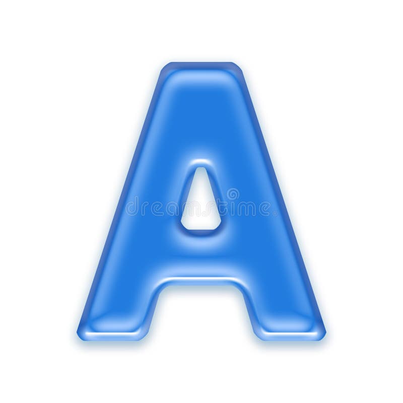 Aqua letter