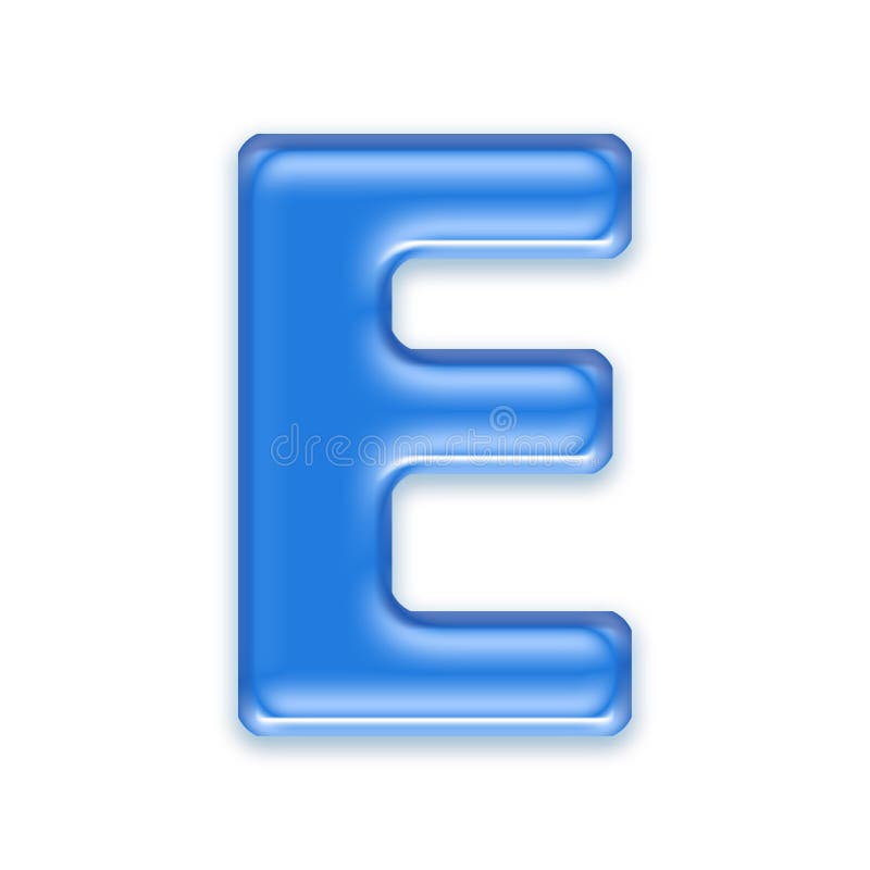 Aqua letter