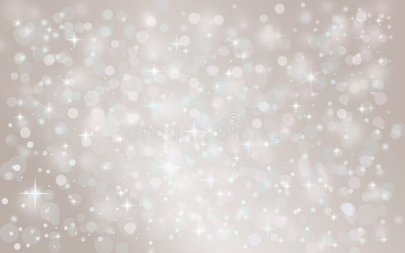 Silver abstract snow falling winter christmas holiday background