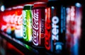 Coca Cola cans, Coke