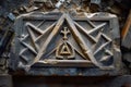 Detailed stone carving showcasing Masonic symbols discovered in an old workshop revealing artistry