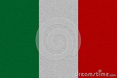 Italy flag painted on paper Stock Photo