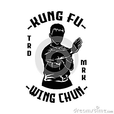 Wing Chun Kungfu Logo Vector Royalty-Free Stock Image | CartoonDealer ...