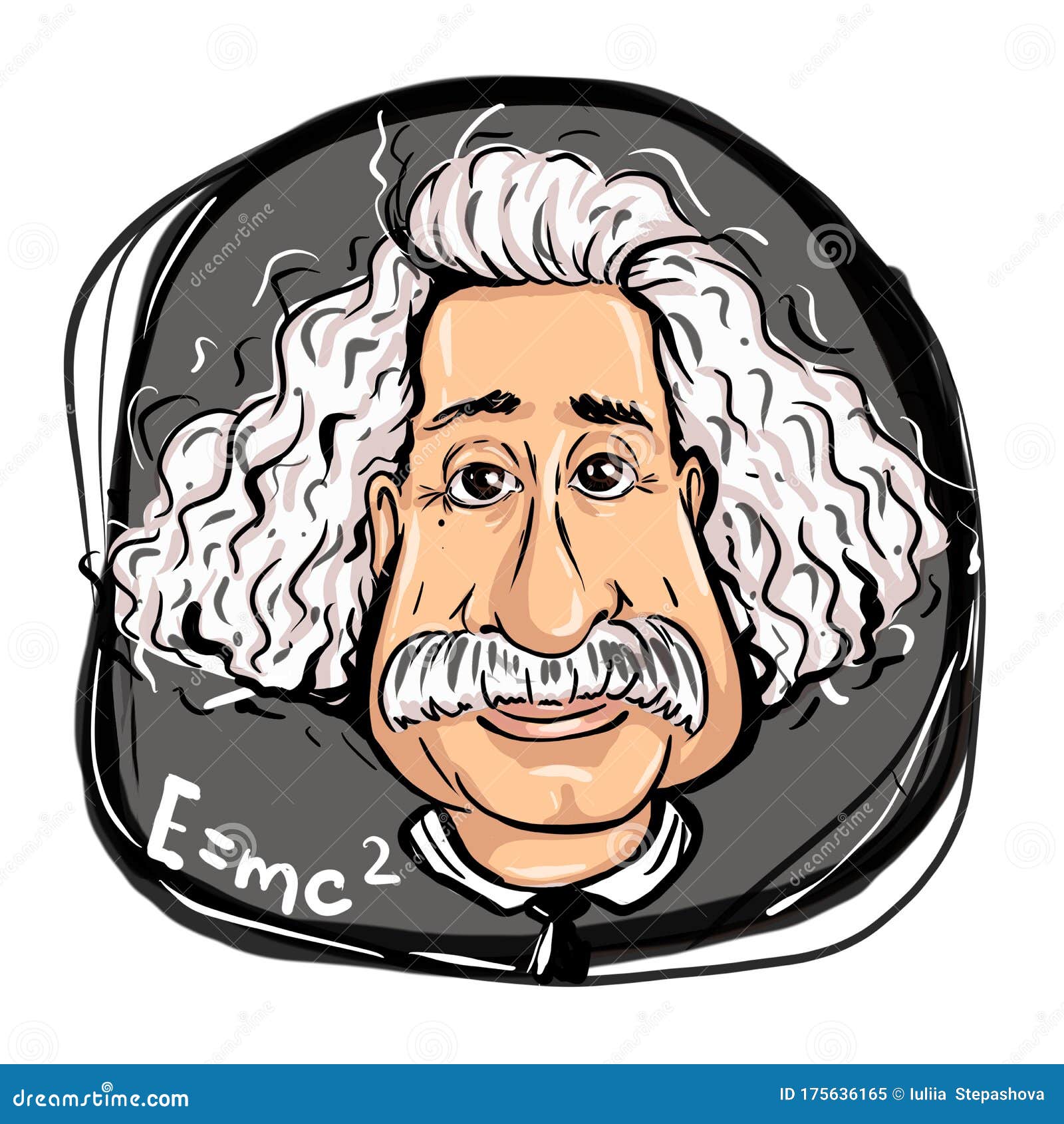 Albert Einstein Portrait Sketch. the Theoretical Physicist Who ...