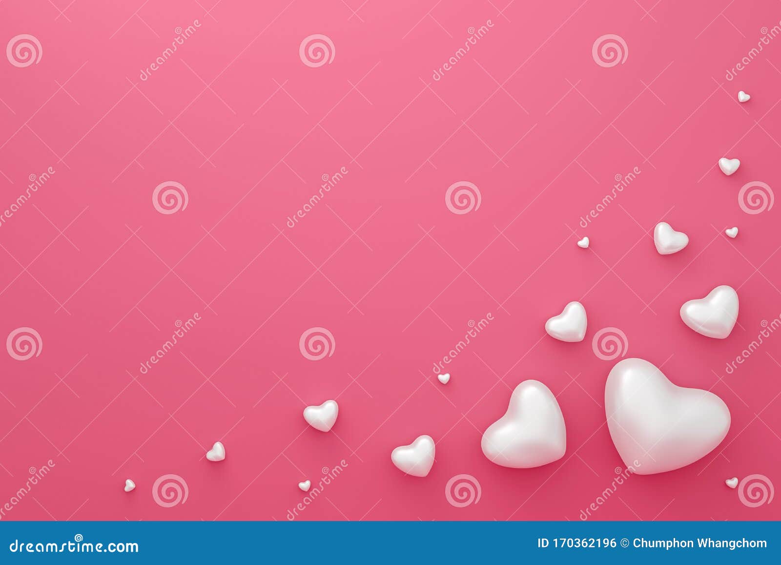 Happy Valentines Background with Abstract White Hearts Frame Pattern on Love  Pink Wallpaper. Blank Romantic Template Stock Illustration - Illustration  of heart, couple: 170362196