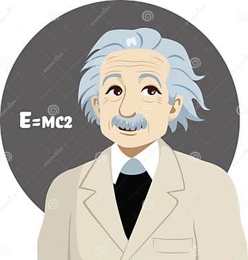 Portrait of Great Scientists Albert Einstein Stock Vector ...