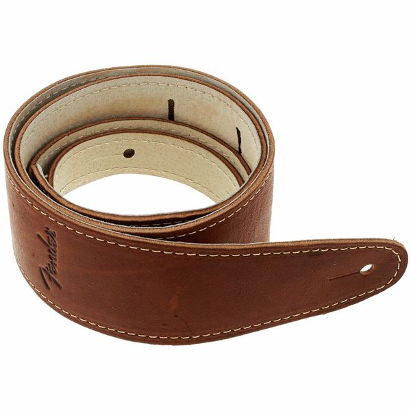 Fender Ball Glove Leather Strap BRN