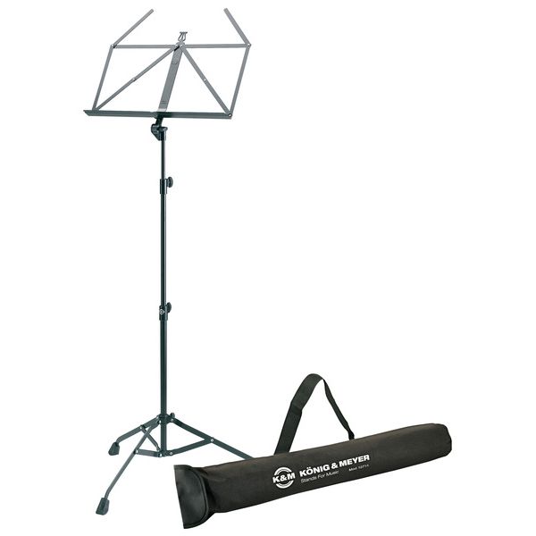 K&M 107 Music Stand Black Set