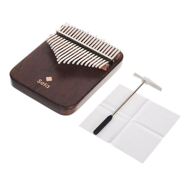 Sela Kalimba 21 Solid Black Walnut