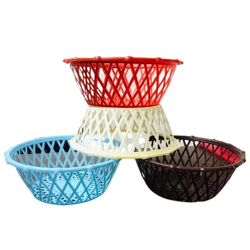 Unbreakable Round Plastic Fruit Basket