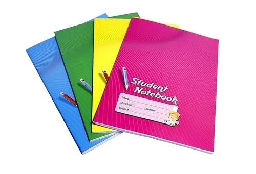 Printed Pink Single Line Student Notebook