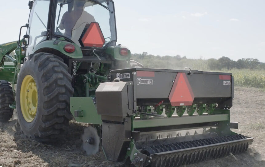 Today we’re going to show you how to convert a small, rough pasture into a field of hay.