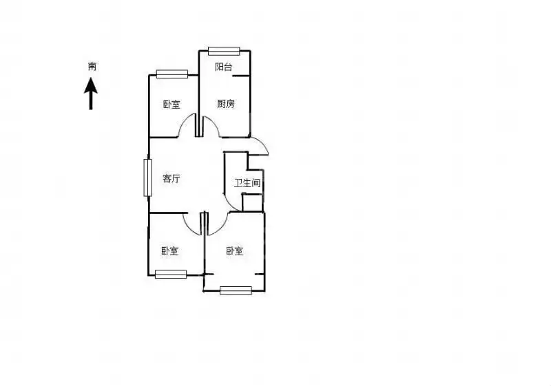 整租·洪恩顺城A区·3室1厅