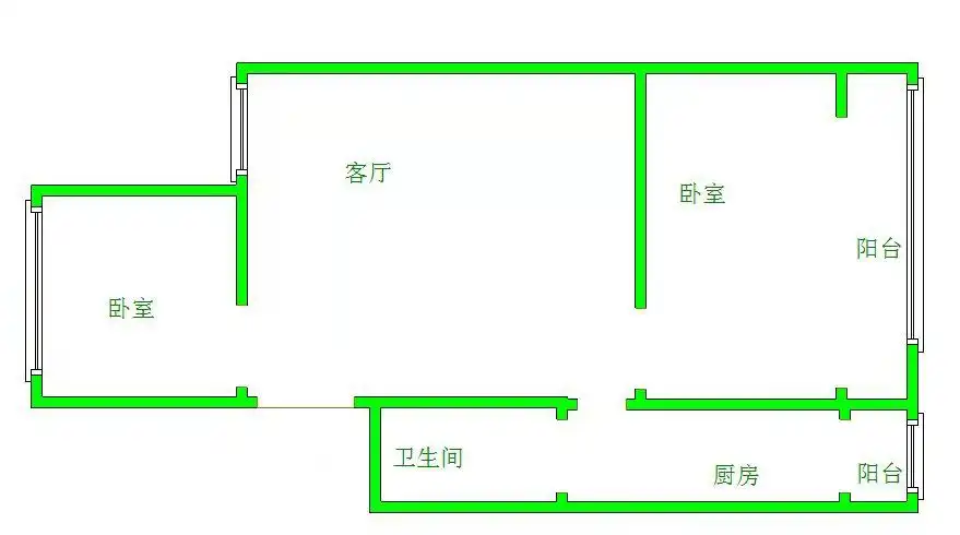 整租·祺兴缘家园·2室1厅