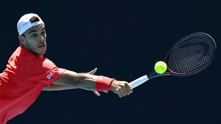 Francisco Cerúndolo irá en busca de la tercera ronda del Abierto de Australia (Foto: EFE)