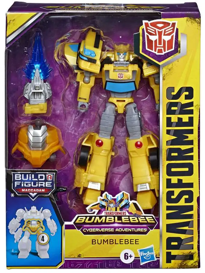 Transformers Cyberverse Adventures Bumblebee Deluxe Action Figure [Build a Maccadam]