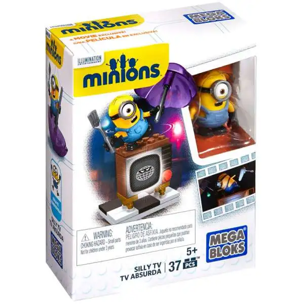 Mega Bloks Despicable Me Minions Silly TV Set #38018