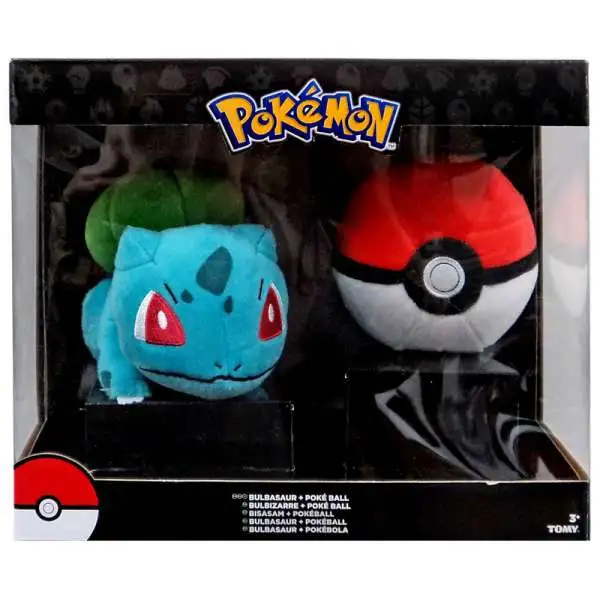 Pokemon Bulbasaur & Poke Ball 6-Inch Plush