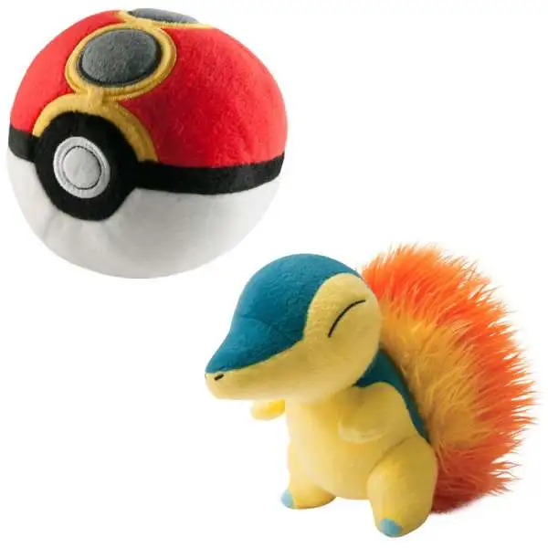 Pokemon Cyndaquil & Repeat Ball Exclusive 6-Inch Plush Set