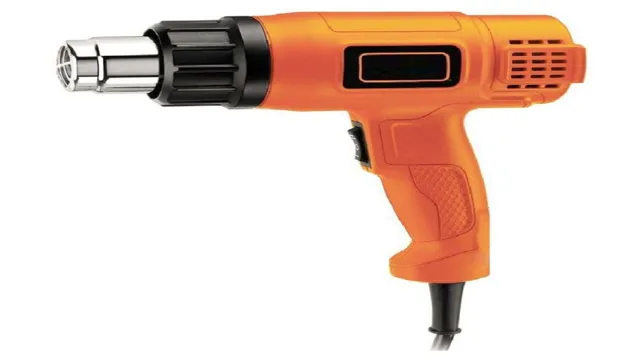 how hot is a heat gun