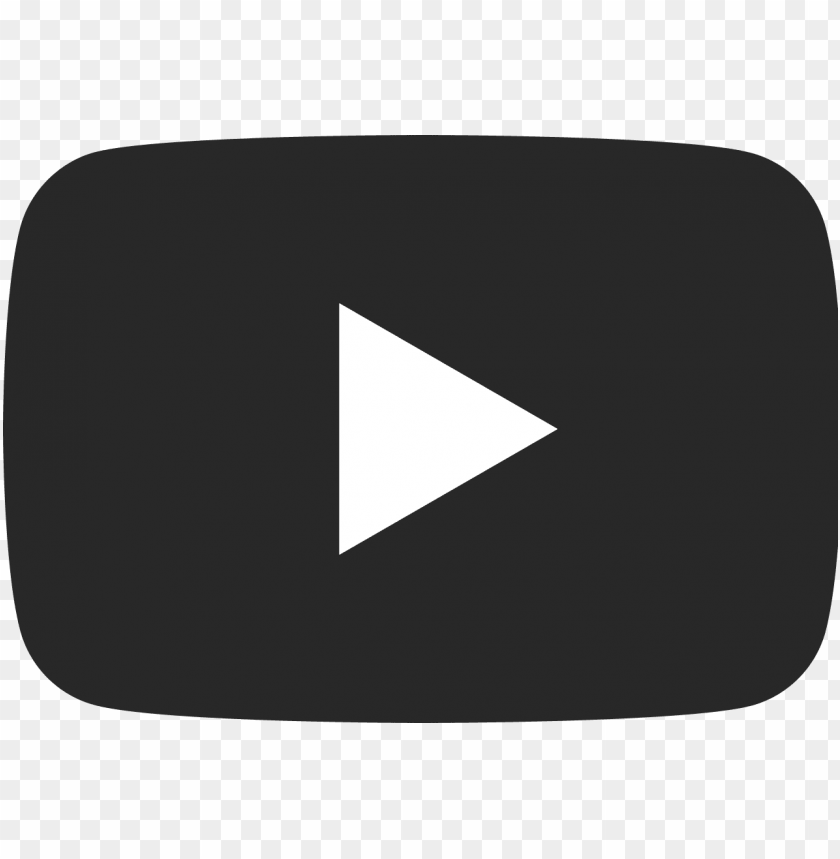 Youtube Dark Icon Youtube Logo Vector Grey Png Image With