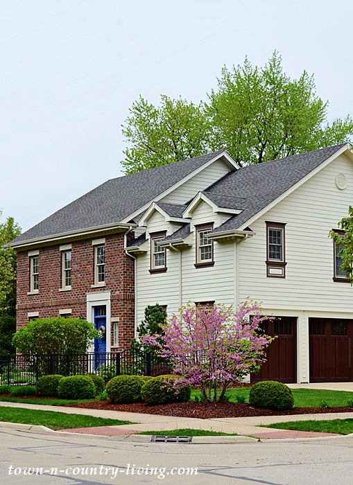 Clapboard and Brick Home in Naperville, IL