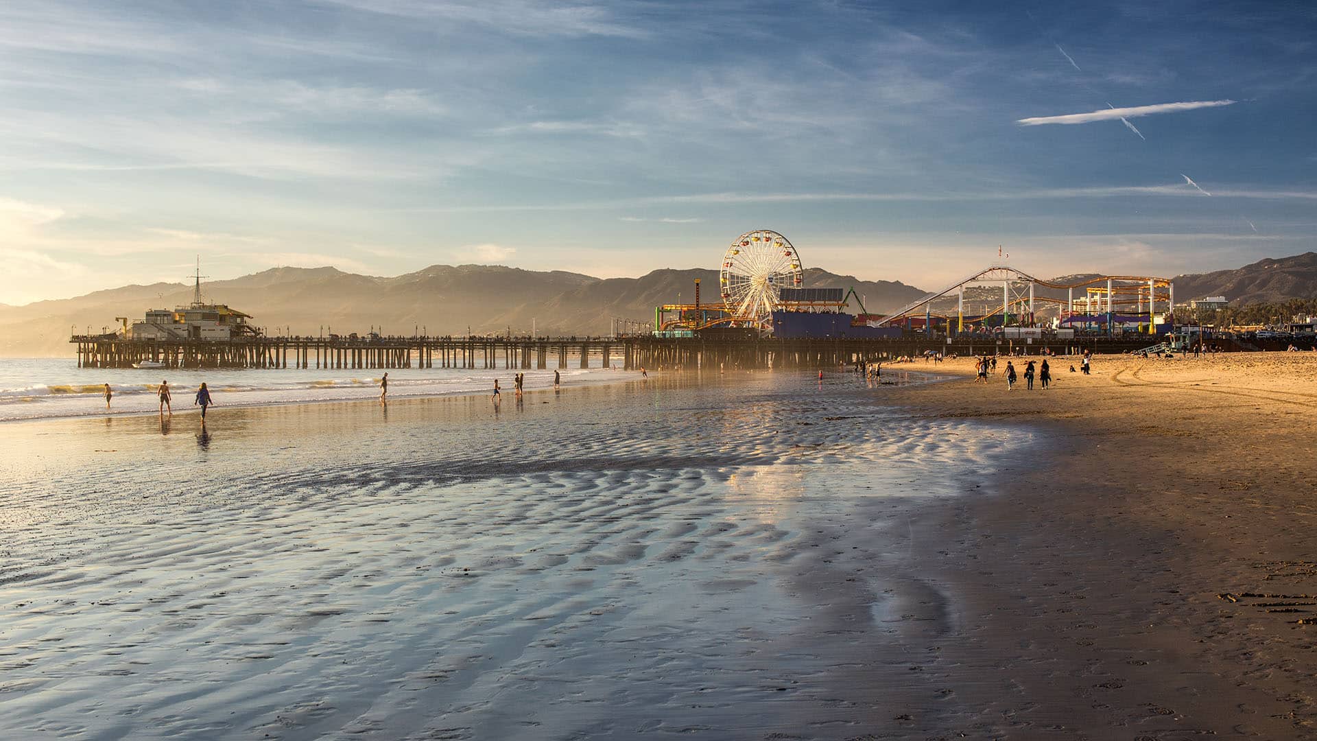 view of venice beach california