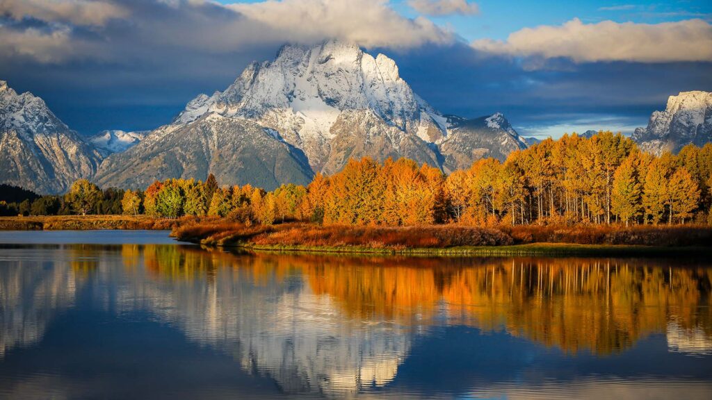 Grand Teton National Park in Wyoming in autumn