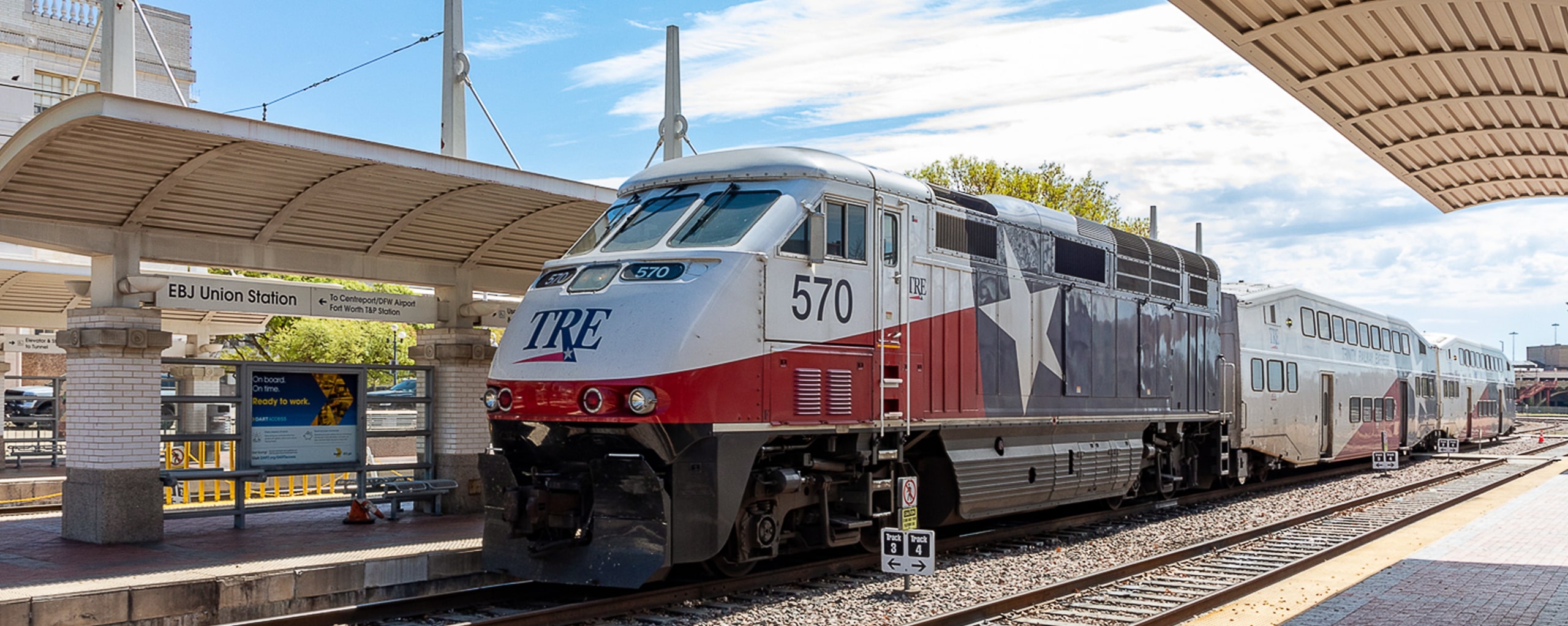 Train waiting at the station