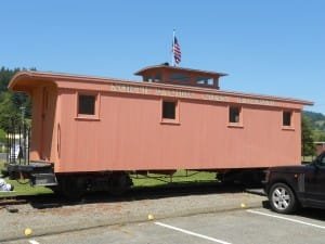 narrow gauge railroad caboose