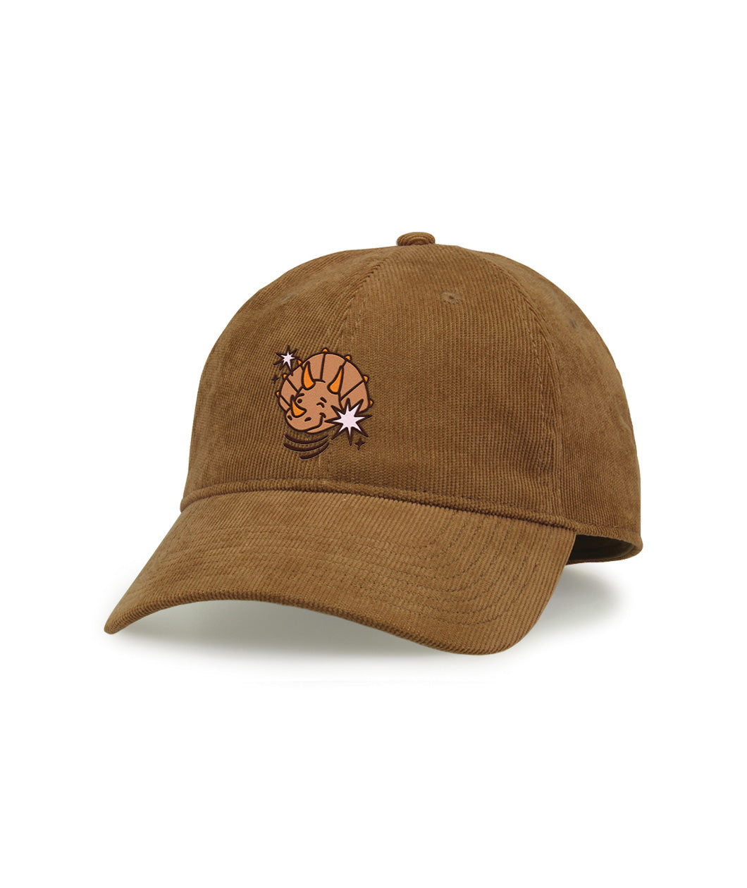 Winking Tryceratops Corduroy Cap