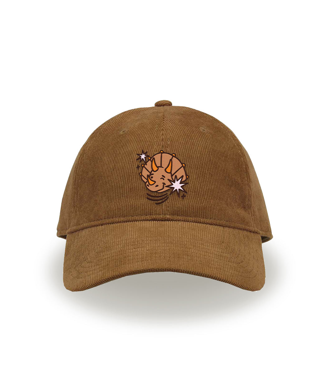 Winking Tryceratops Corduroy Cap