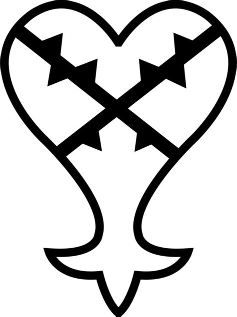 Kingdom Hearts Heartless Tattoo - Printable Computer Tools