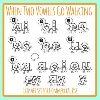 Vowels Clip Art Black And White