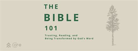 The Bible 101 | Woodlands Church