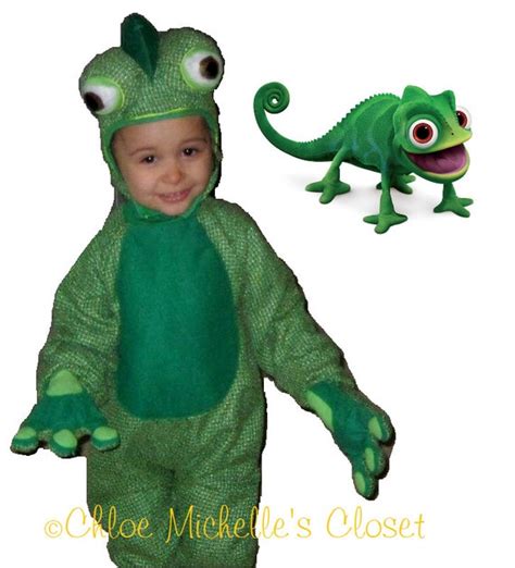 Tangled Pascal costume green chameleon by ChloeMichellesCloset