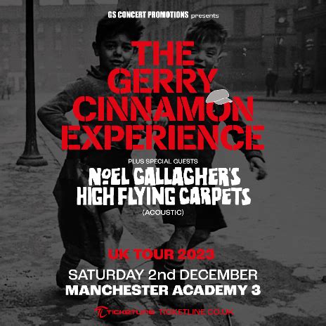 The Gerry Cinnamon Experience tickets for Manchester Academy 3 on Saturday, 2nd December 2023 ...