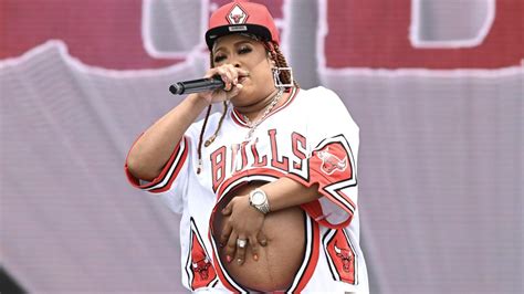 Da Brat Shows Off Baby Bump In Custom Bulls Jersey During Lovers & Friends Fest