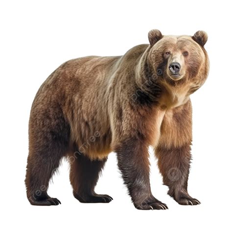 Bear Isolated On Transparent Background, Bear, Grizzly, Animal PNG Transparent Clipart Image and ...