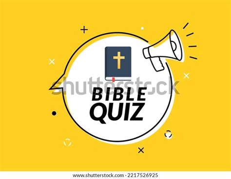 Bible Quiz Game Banner Logo Icon Stock Vector (Royalty Free) 2217526925 | Shutterstock