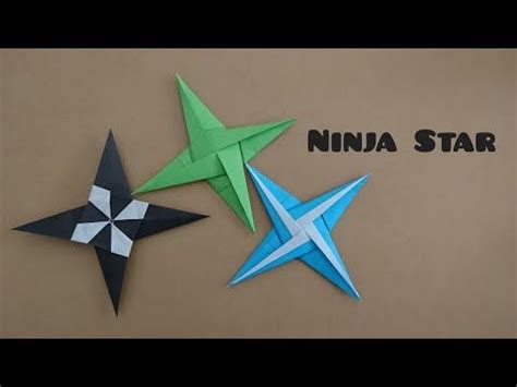 Origami ideas: Origami Ninja Star 4 Point