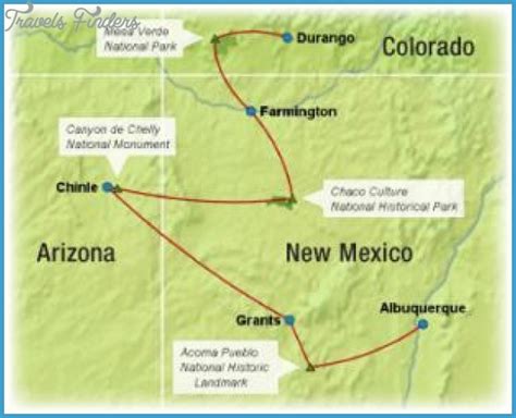 Chaco Map - TravelsFinders.Com