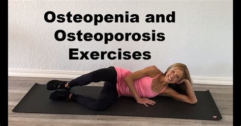 Best Exercise For Osteopenia In Hips - Exercise Poster