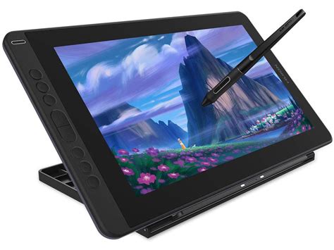 Huion Kamvas 13 Pen Display 2-in-1 Graphics Drawing Tablet with Screen Full-Laminated, Battery ...