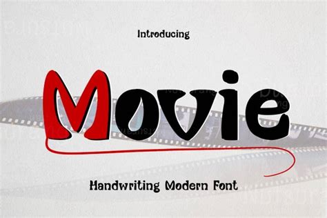 Movie Font Logo Font Modern Font Branding Font Boho Font - Etsy