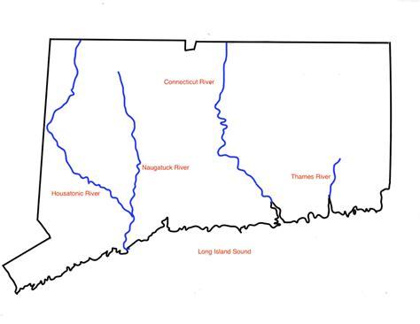 Map Of Connecticut River