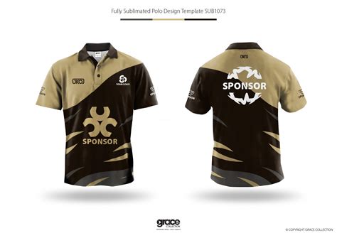 Sublimation Polo Shirt Mockup Template - IMAGESEE