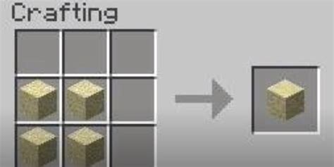 How To Make Smooth Sandstone: Minecraft Recipe