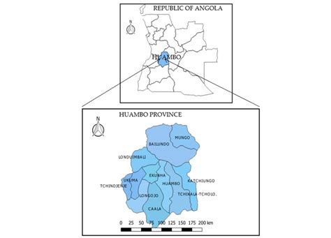 Presentation of the municipalities of Huambo Province. | Download Scientific Diagram