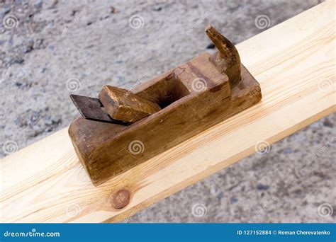 A Hand Plane is a Tool for Shaping Wood. Stock Photo - Image of handle, surface: 127152884